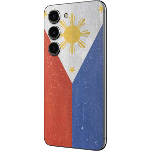 Philippines Flag Distressed Galaxy S23 Skin